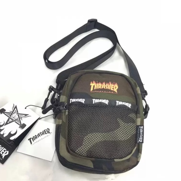 THRASHER Crossbody Bags Thrasher Letters Bumbag Waist Bag Skateboard Str… - Picture 6 of 6
